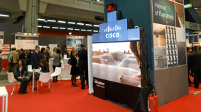 Stand overview with MicroTiles™ videowall