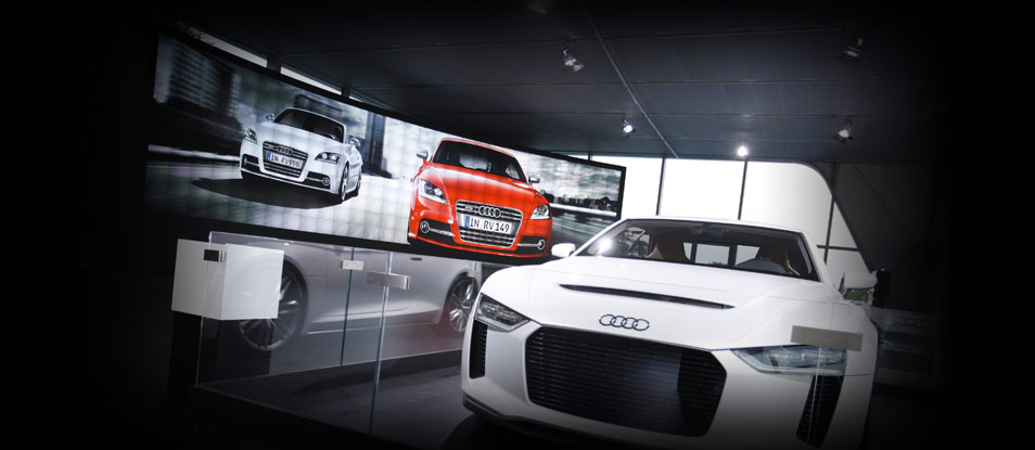SOLUTION CREATED FOR AUDI WITH A MICROTILES™ WALL